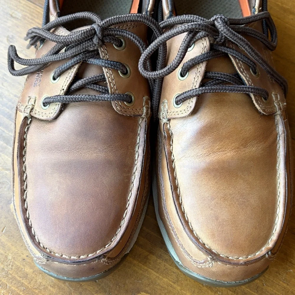 Rockport Works Steel Toe Boat Shoe Sz 11W